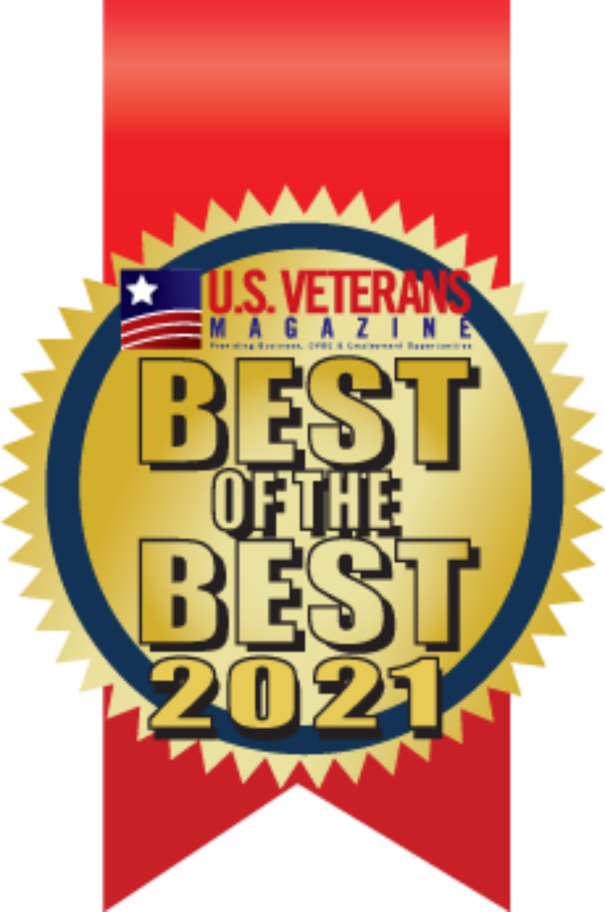 US Veterans Magazine Best of the Best 2021 Badge