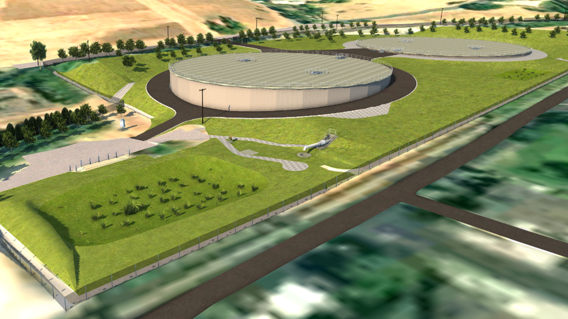 rendering of the Columbine Station Improvement Project