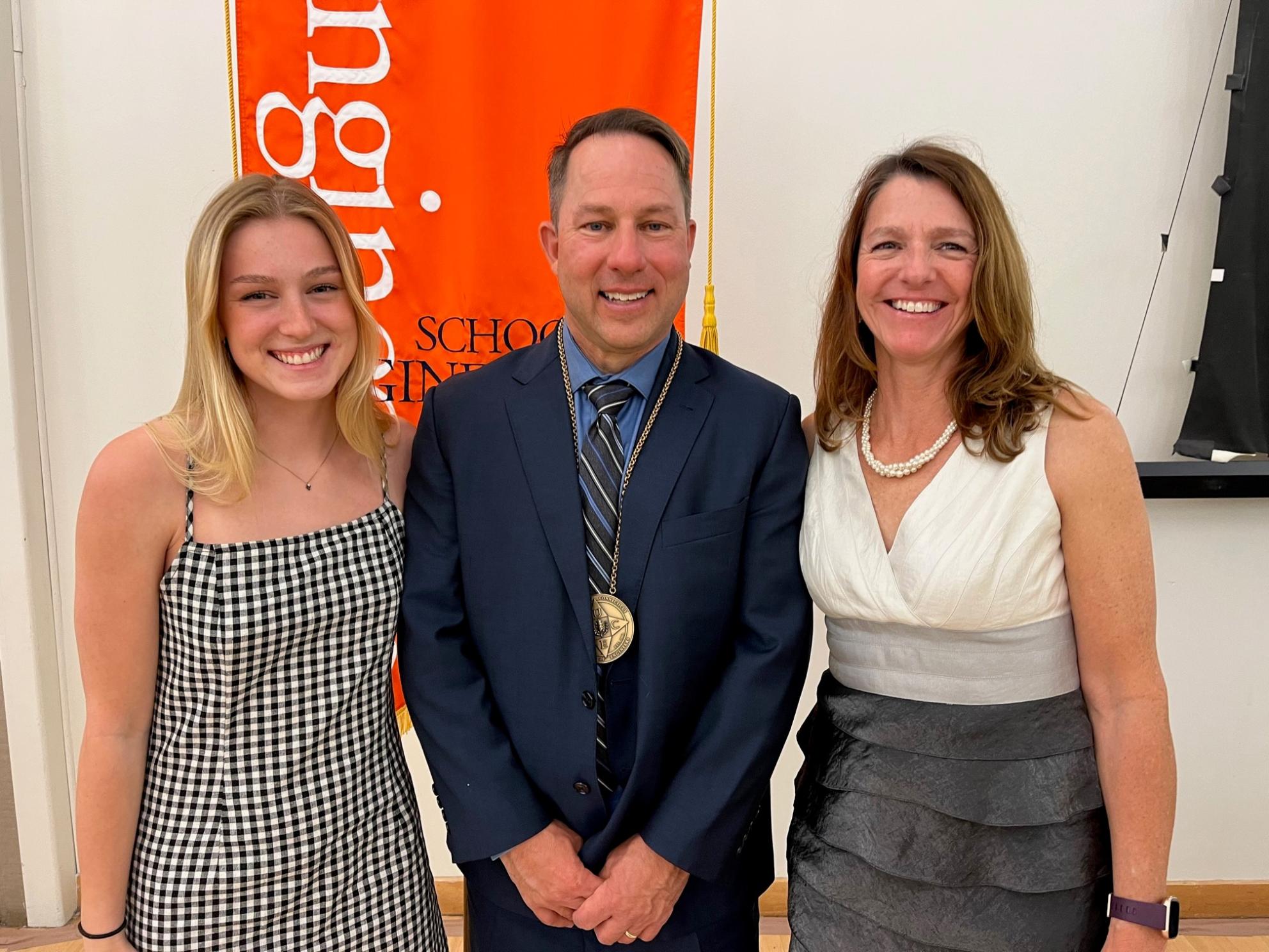 Andy Gere and his family