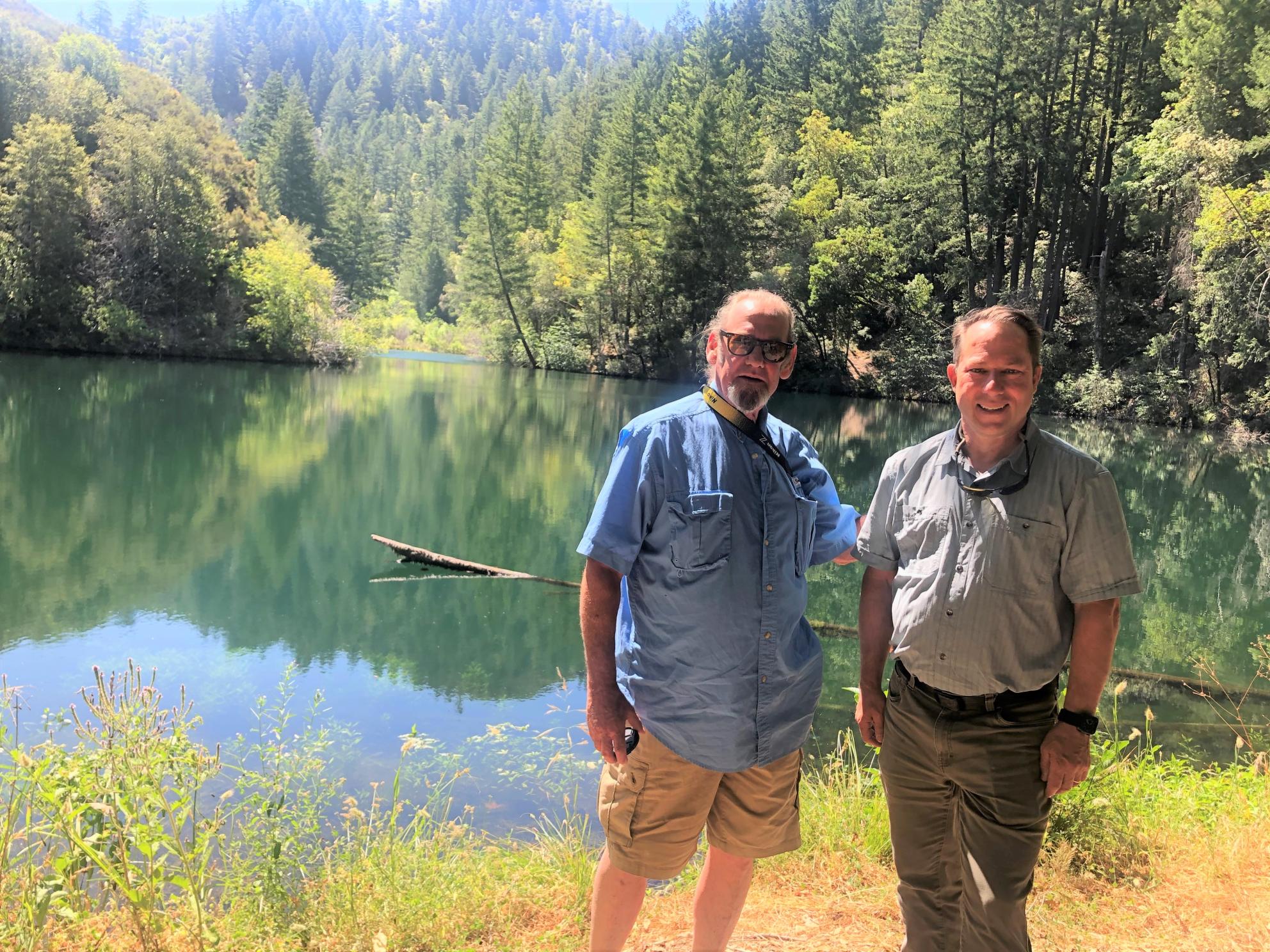 Bruce Williams And SJW President Any Gere At Lake Williams