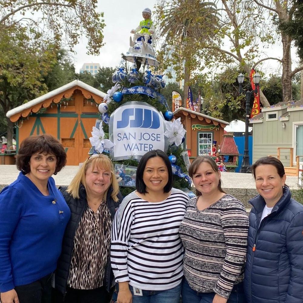 group photo of SJW employees