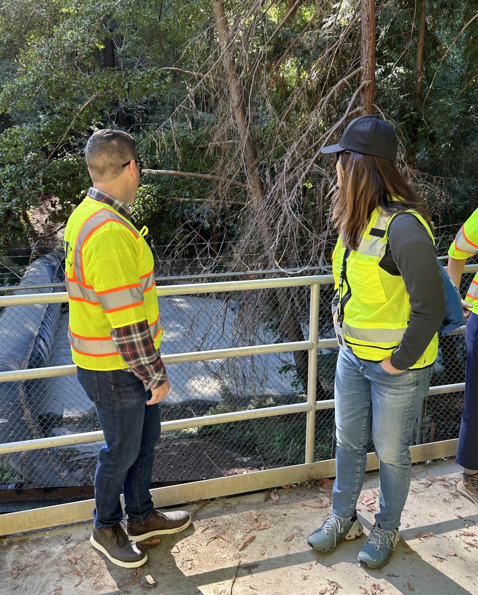 Tanya and Colby visit Jared’s “office” in the watershed during Watershed Appreciation Month
